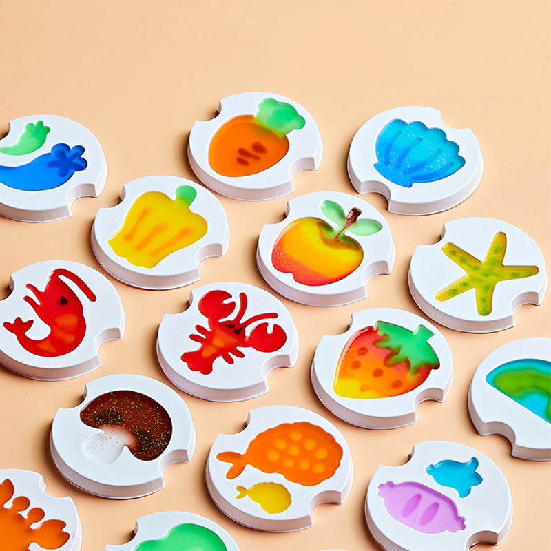 Fun Kitchen Playset - Build Your Own 3D Food Figures