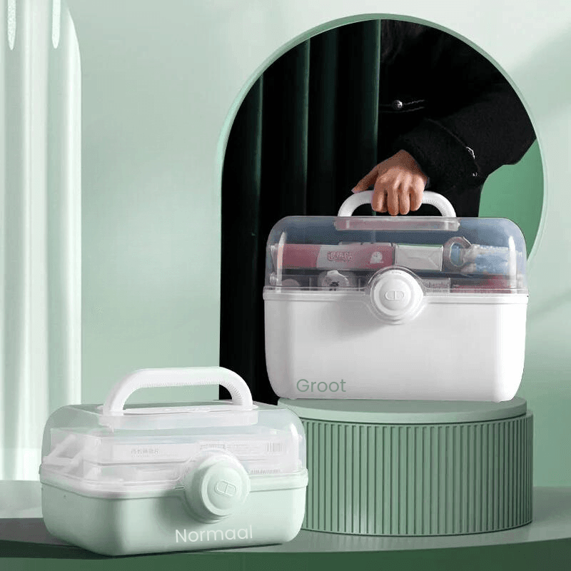 Portable Daily Pill Box Case