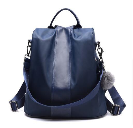 Secure Women's Leather Travel Backpack