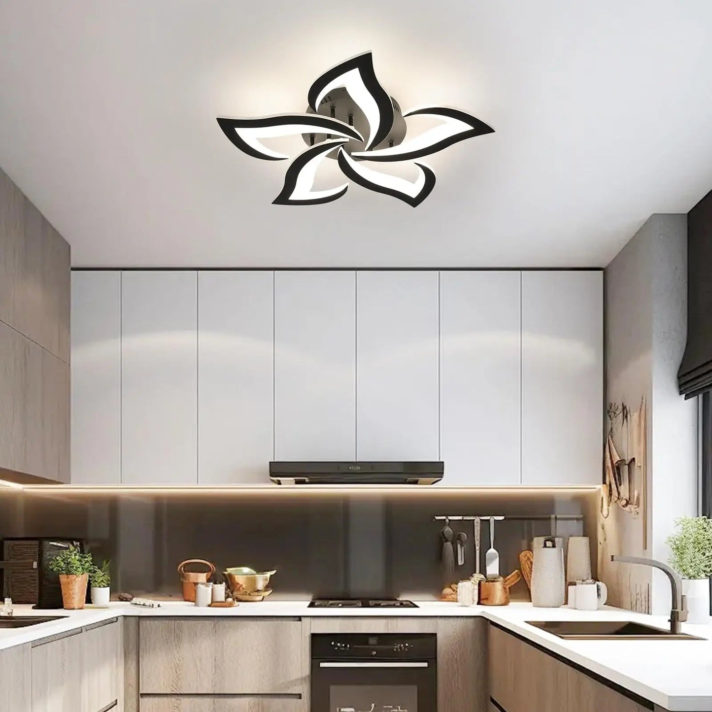 Luxury Crystal Chandelier with Dimmer Remote