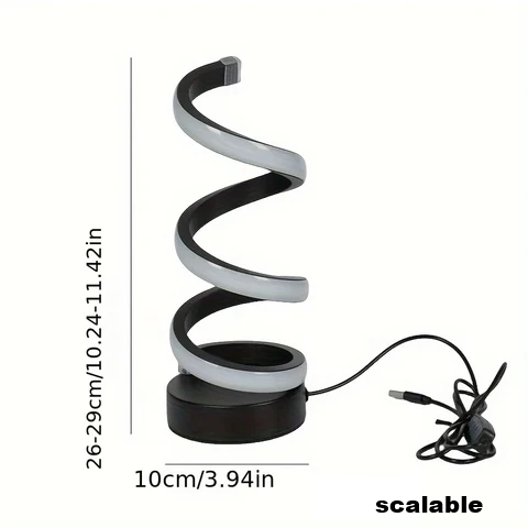 Stylish Curved Office Desk Lamp