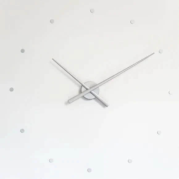 Simple Large Black Round Wall Clock 40cm
