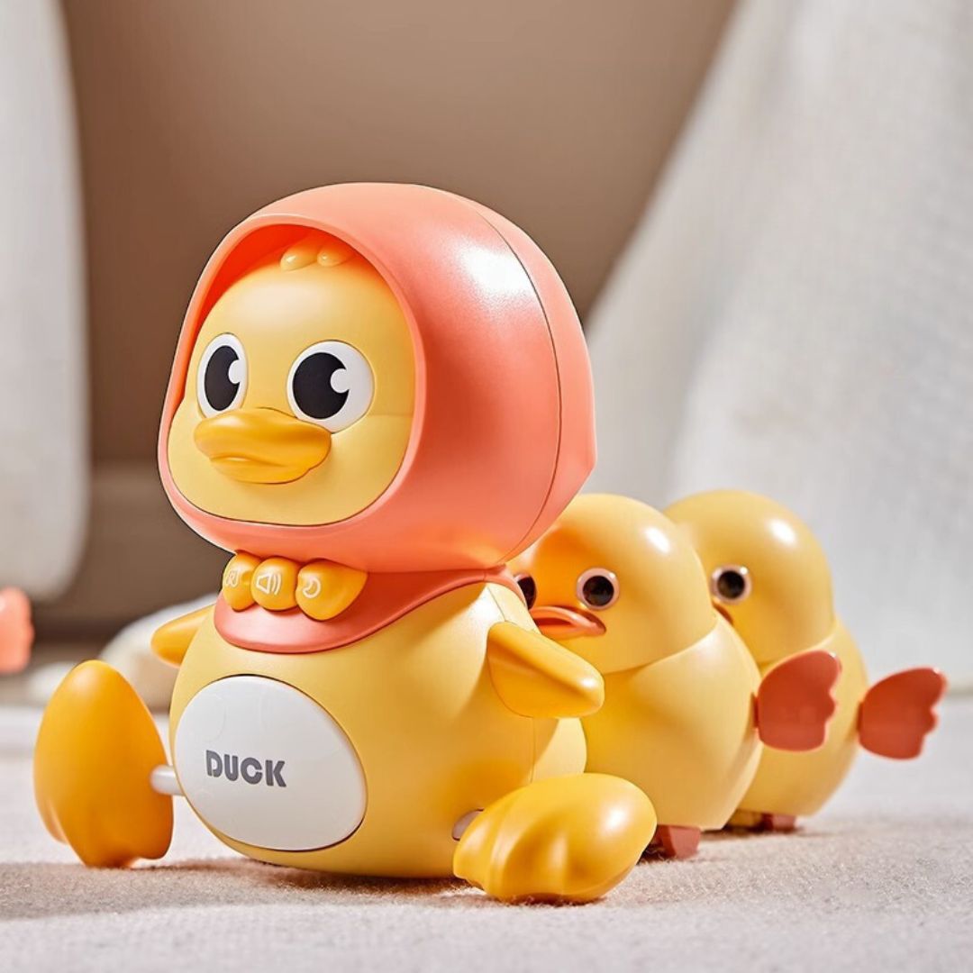 Cute Quacking Duck Family Figure Toy