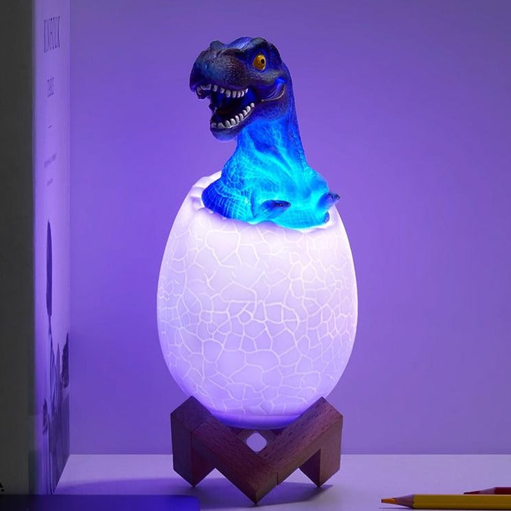 Colorful Dino Egg LED Table Lamp - Fesara