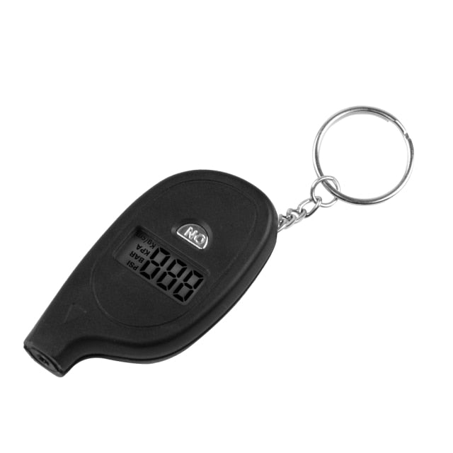 Compact Digital Tire Pressure Gauge Keychain - Fesara