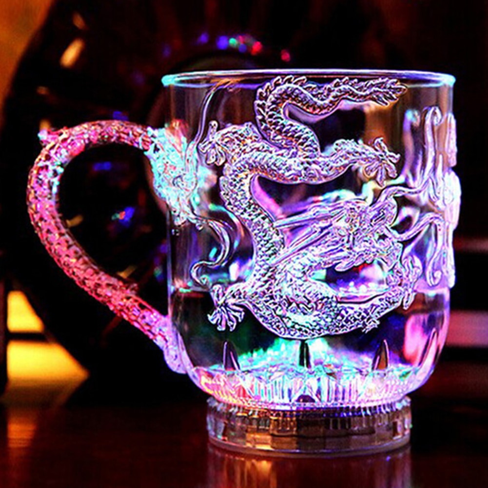 Colorful Flashing Coffee Mug with LED Lights - Fesara