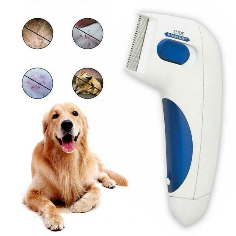 Pet Lice Remover Electric Comb Brush - Fesara
