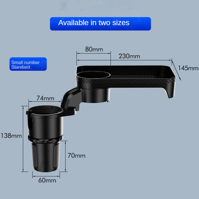 Universal Car Cup Holder Expanding Tray - Fesara