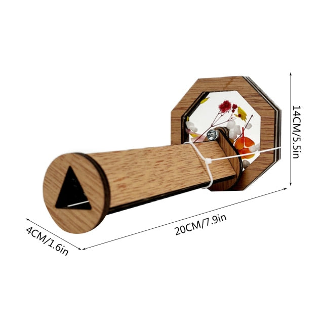 Colorful Wooden Kids Kaleidoscope Kit - Fesara