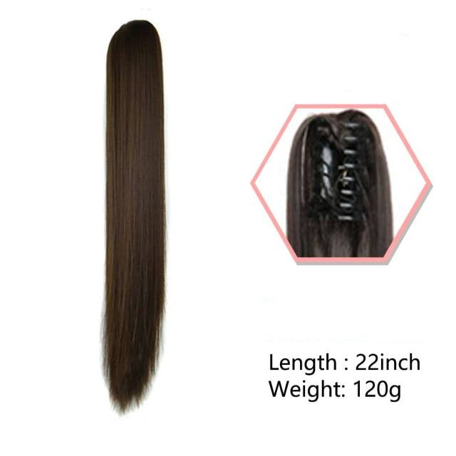 Easy Clip On Ponytail Hair Extension - Fesara