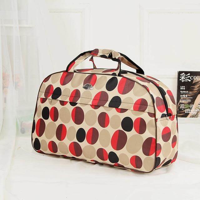 Stylish Canvas Travel Duffel Zipper Bags