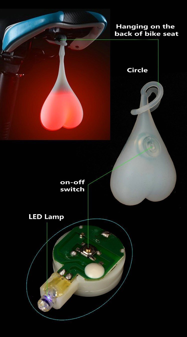 Bright LED Bike Rear Safety Light