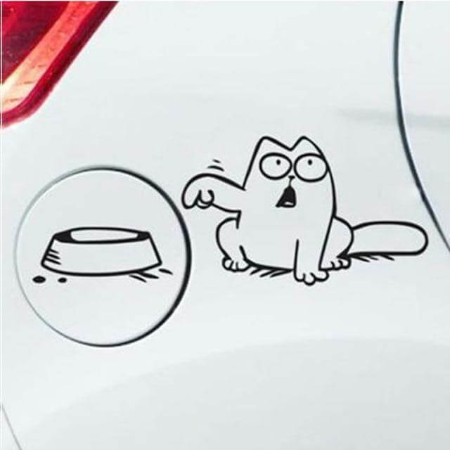 Fesara Car Fuel Tank Cap Cover for Pet Lovers