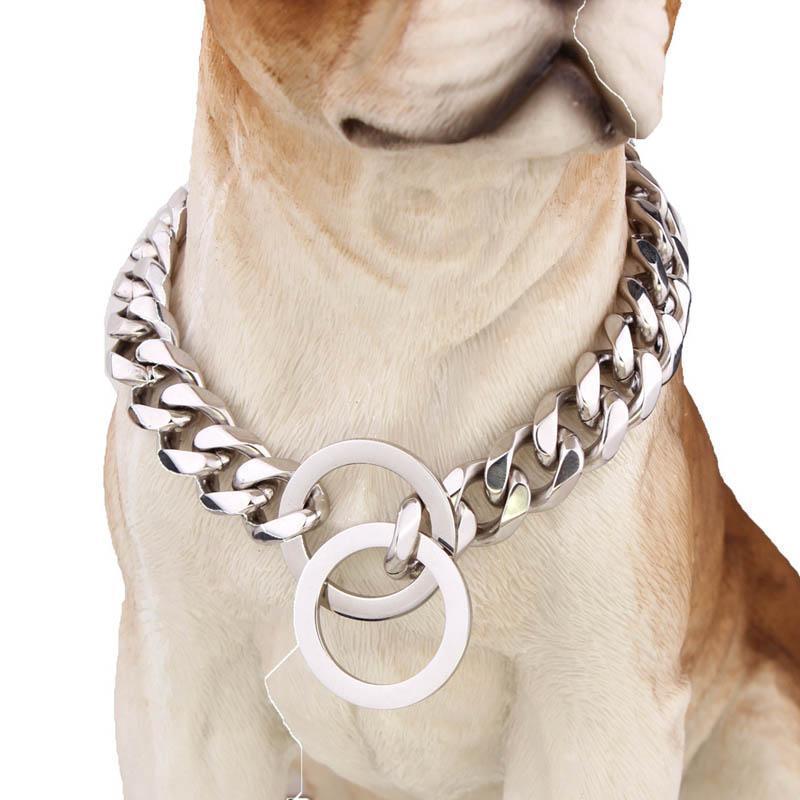 Stylish Wide Hip Hop Dog Collar 15mm