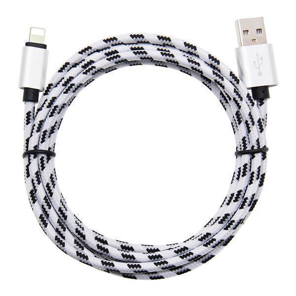 Colorful 10Ft Fabric iPhone Lightning Charging Cable