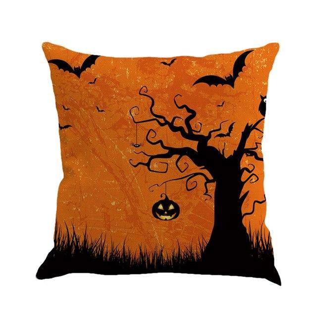 Spooky Haunted House Cushion Covers