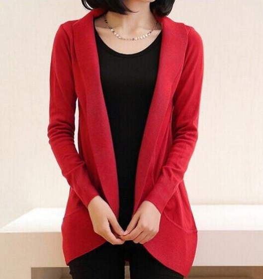 Cozy Women's Long Sleeve Winter Knit Sweater Casual