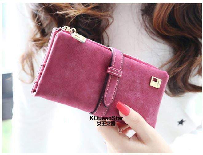 Stylish Frosty Multi Card Fold Wallet