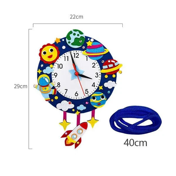 Shining Night Sky Wall Clock