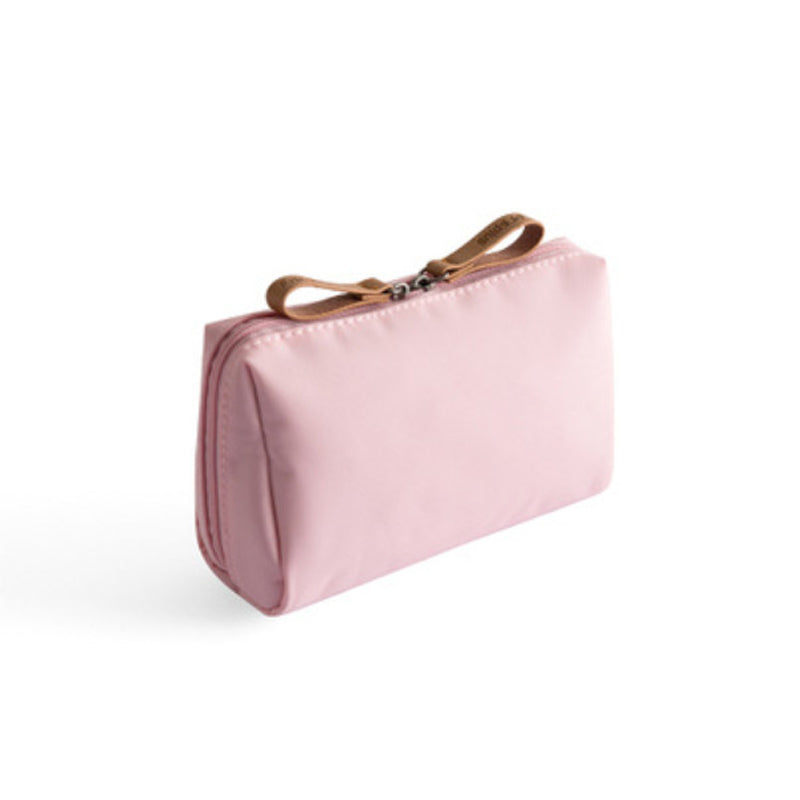 Spacious Double Zip Makeup Pouch Bag