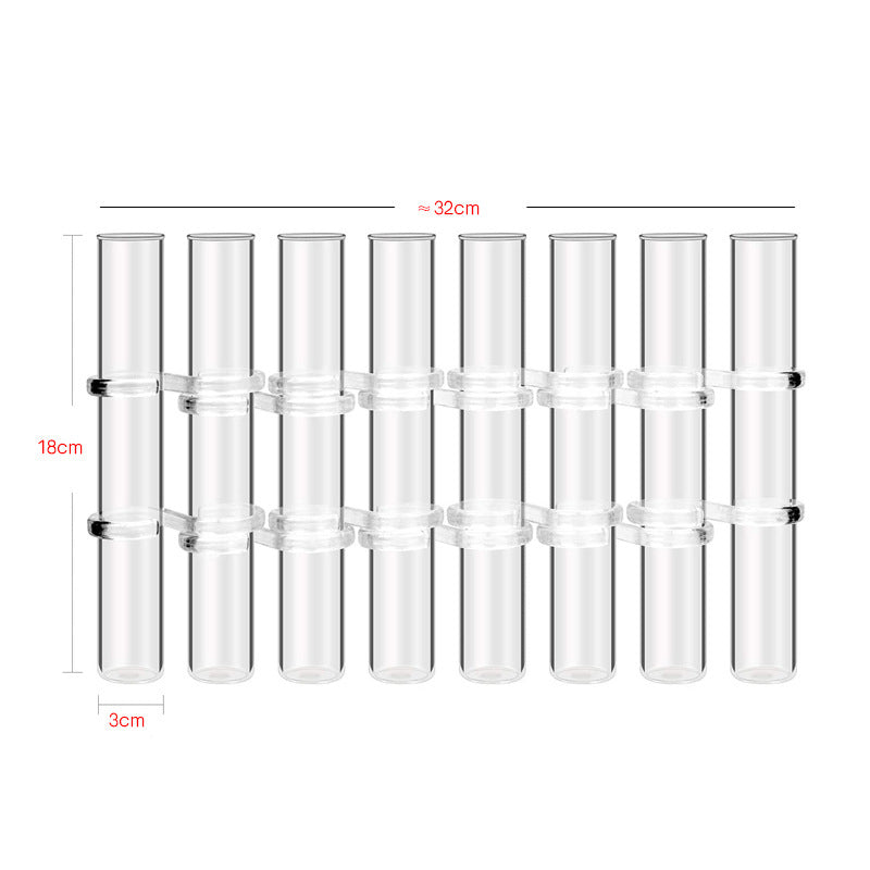 Beautiful Floral Glass Vase Set
