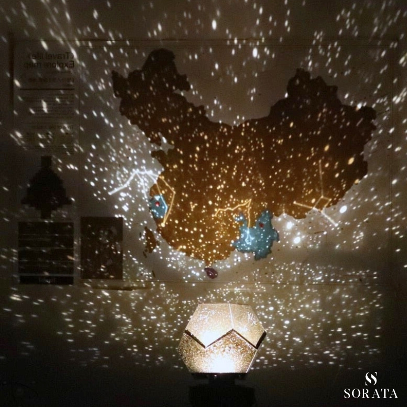 Colorful Night Sky Projector Table Lamp