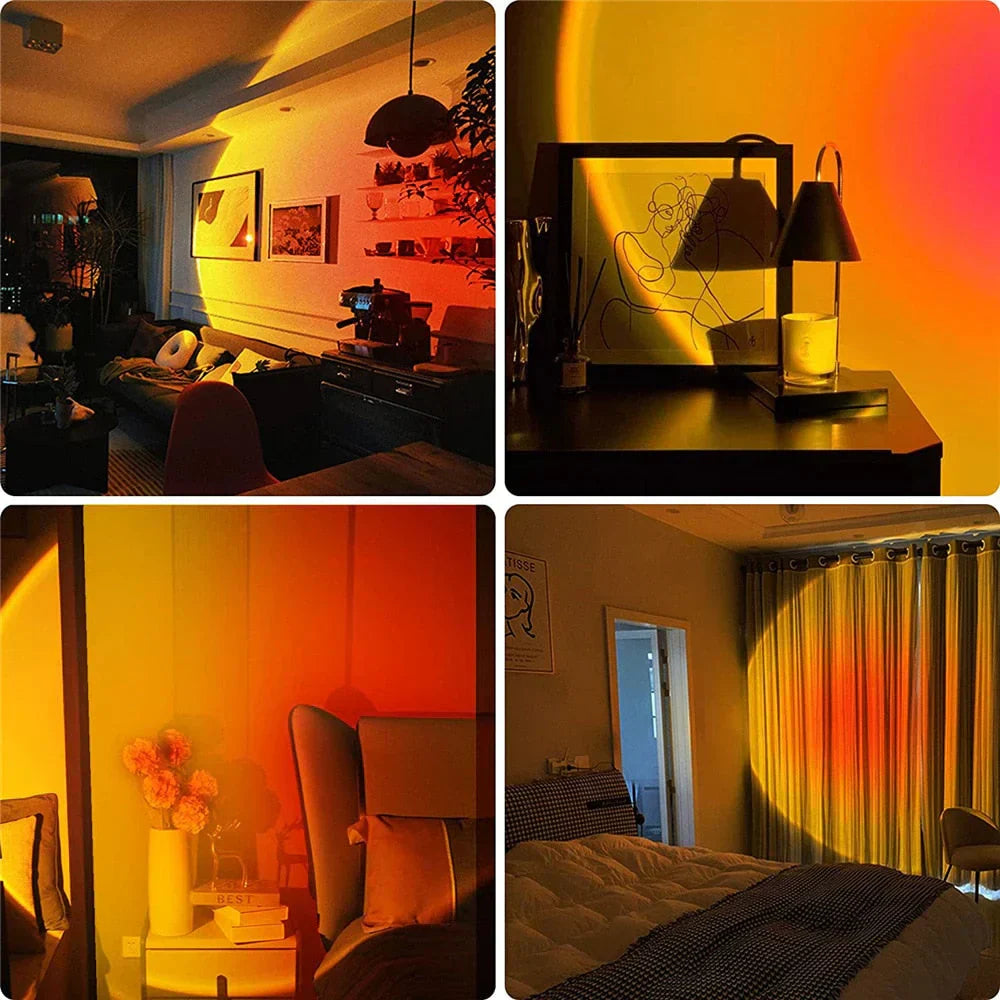 Colorful Globe Table Lamp with 4 Light Modes