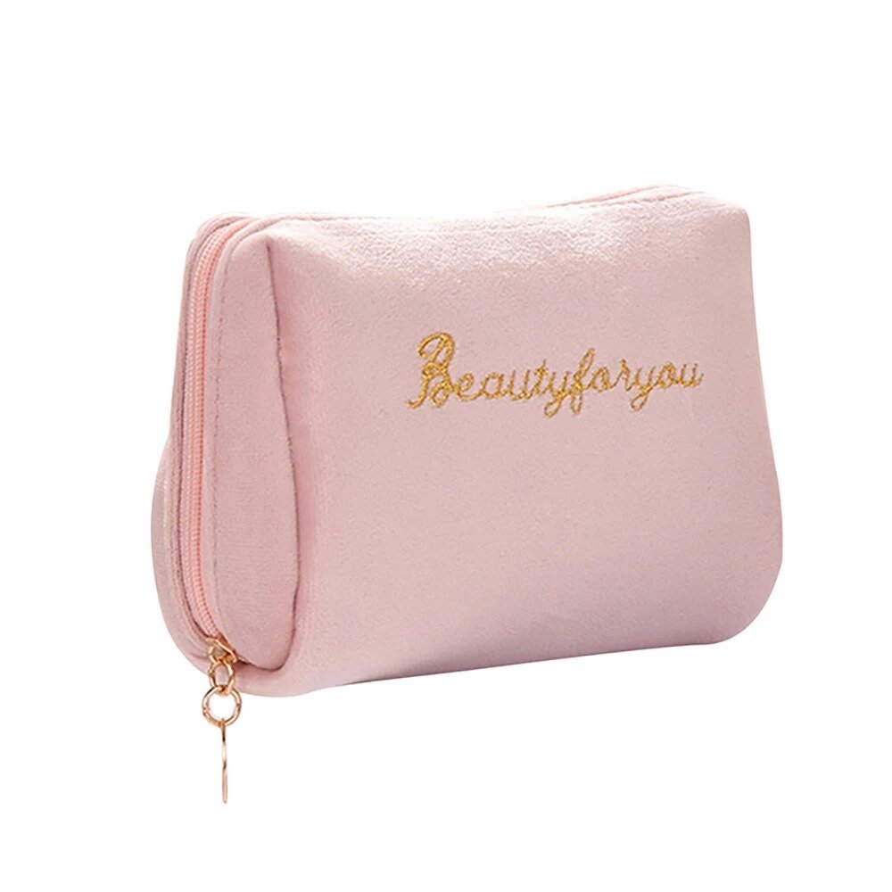 Luxurious Soft Makeup Pouch