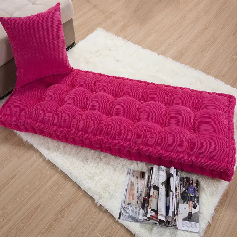 Plush Rectangular Bench Cushion Extra Comfortable Padding