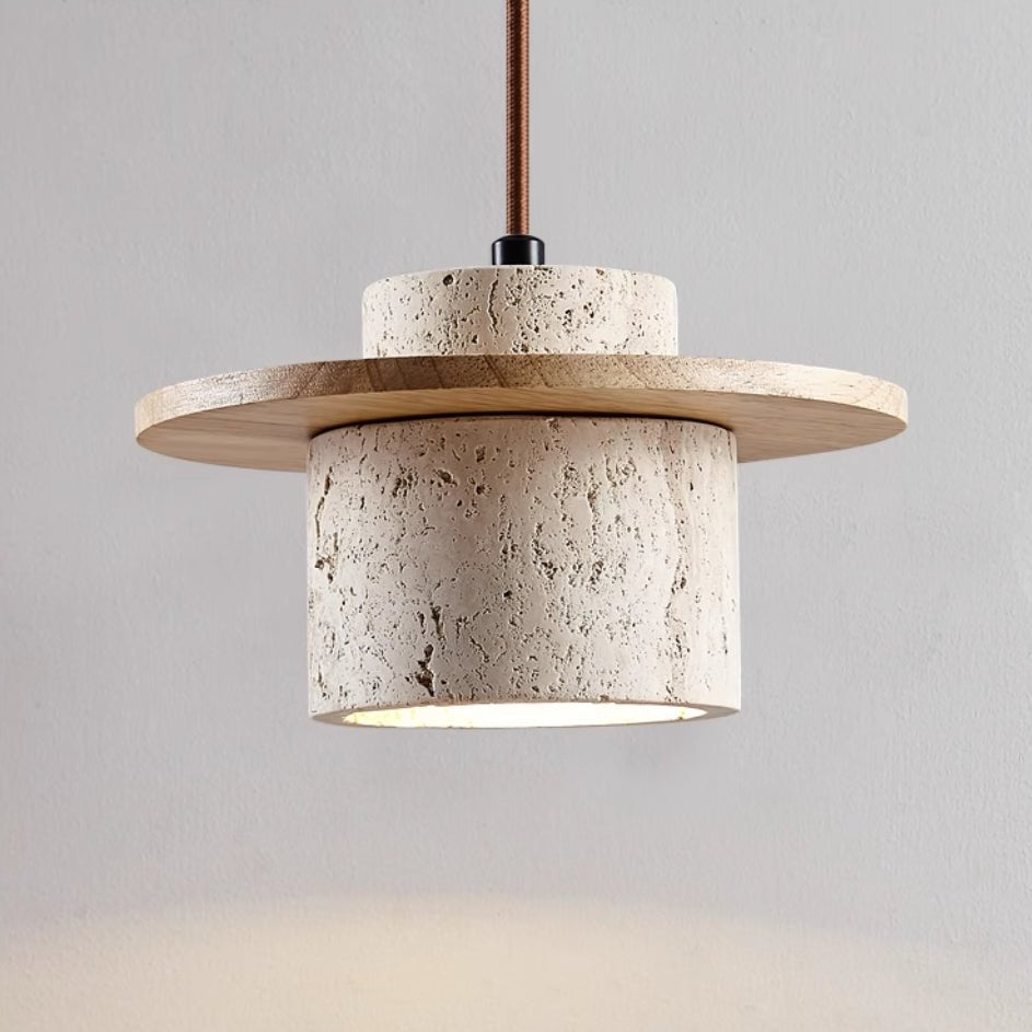 Elegant Stone Pendant Lighting Fixture