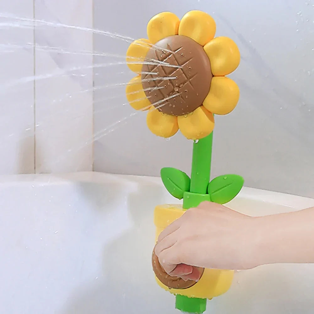Colorful Kids Bath Toy Flower Shape
