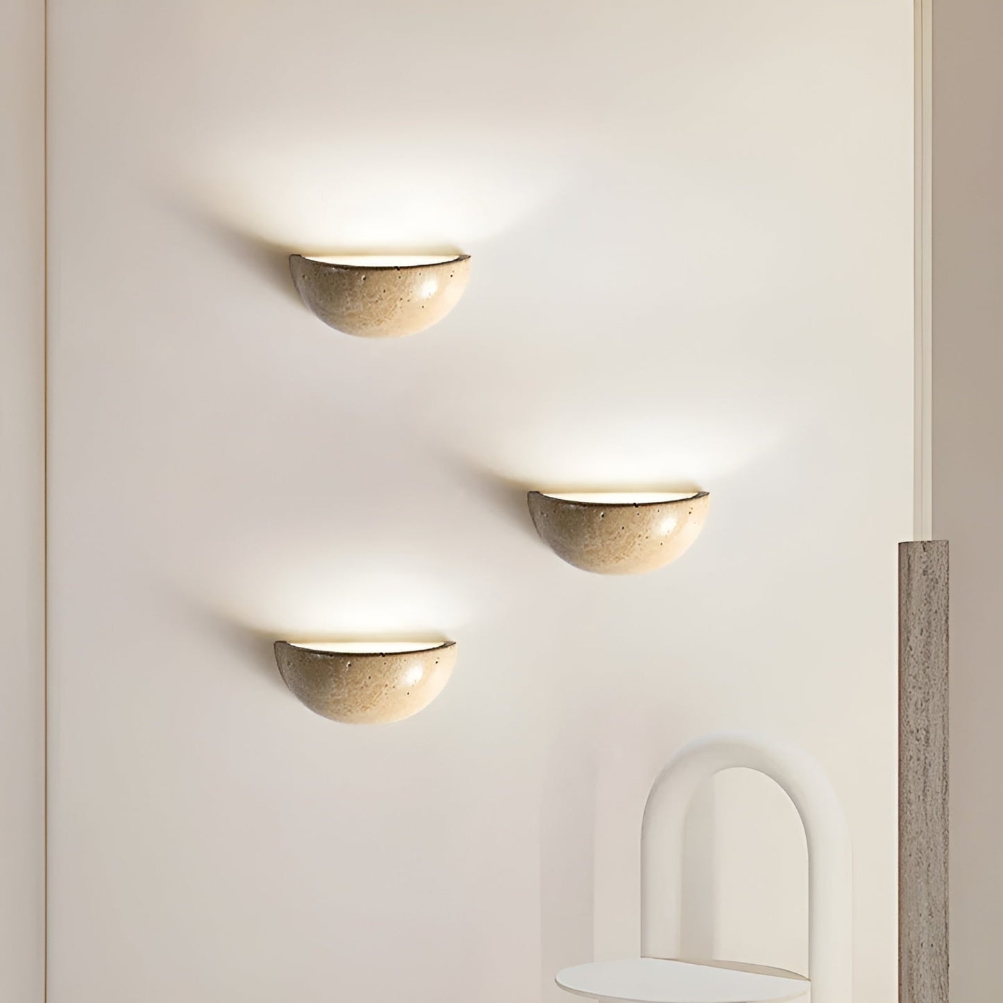 Soft Half Round LED Wall Light