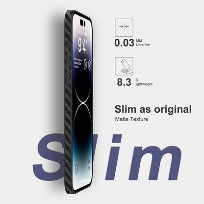 Slim Matte iPhone Case 0.3mm Thin Protective Cover - Fesara