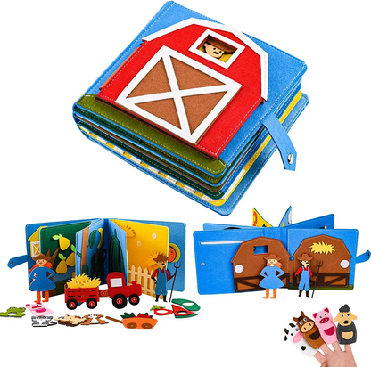 Interactive Learning Felt Book for Kids - Fesara