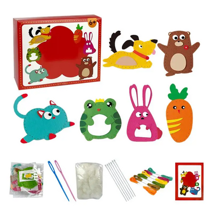 Fun Kids Sewing Kit Forest Friends - Fesara