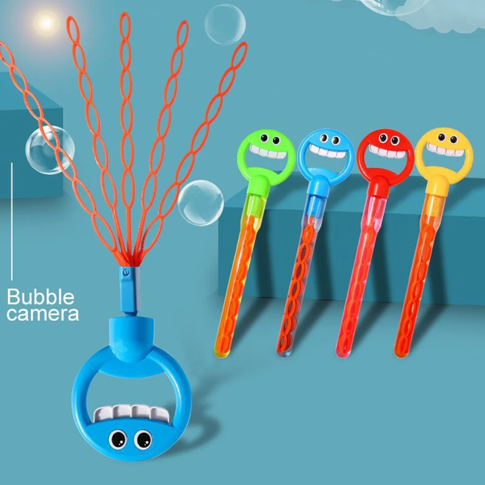 Colorful Bubble Blowing Kit with 32 Holes