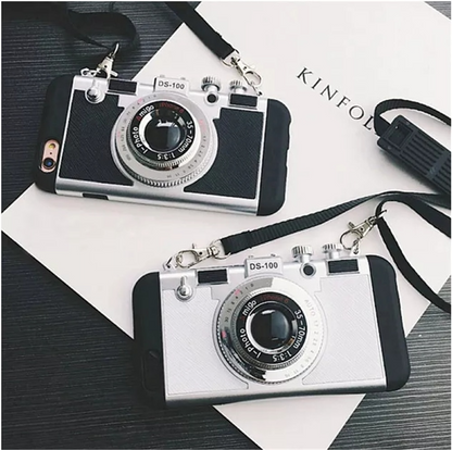 Vintage Style 3D Camera Phone Cover