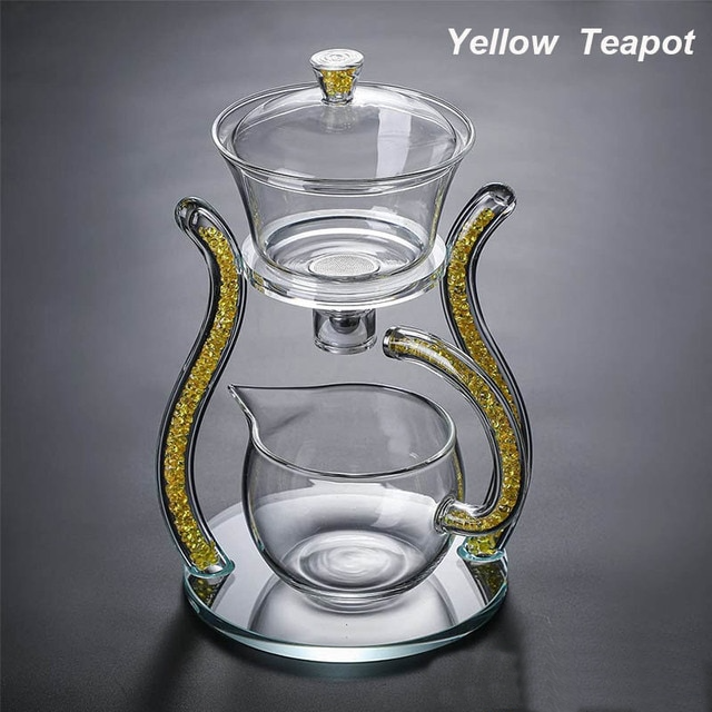 Luxurious Clear Glass Loose Leaf Tea Strainer - Fesara