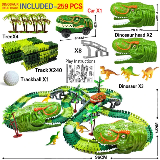 Fun Dinosaur Train Set with Extra Cars
