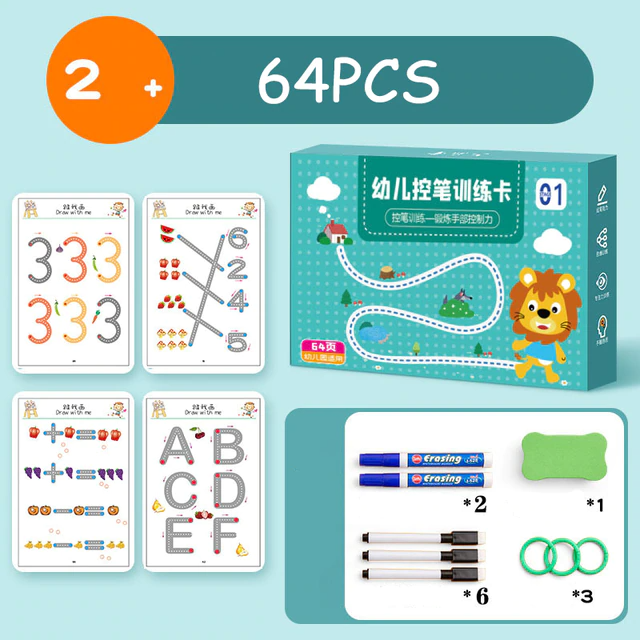 Fun Kids Activity Book for Learning and Drawing