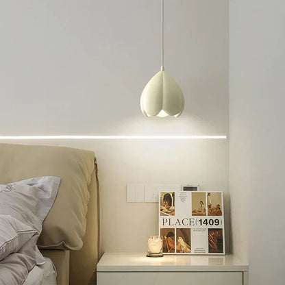 Soft White Floral Pendant Light