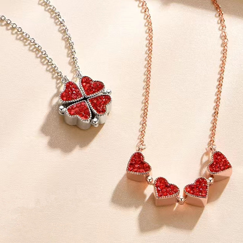 Lucky Clover Pendant Necklace for Ladies