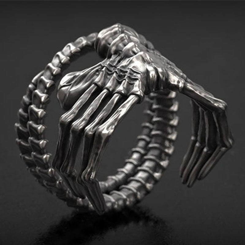 Sci-Fi Alien Face Ring