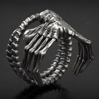 Sci-Fi Alien Face Ring
