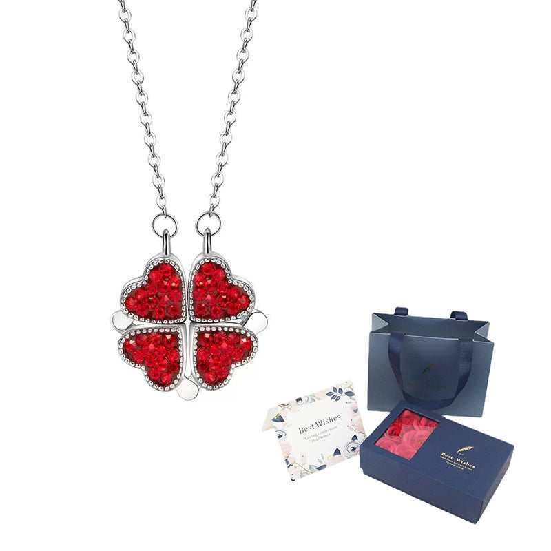Lucky Clover Pendant Necklace for Ladies
