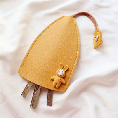 Fesara | Synthetic Leather Key Holder Pouch - Fesara