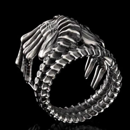 Sci-Fi Alien Face Ring