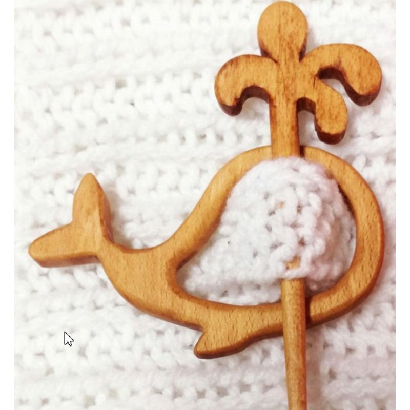 Cute Wooden Animal Pin Badge