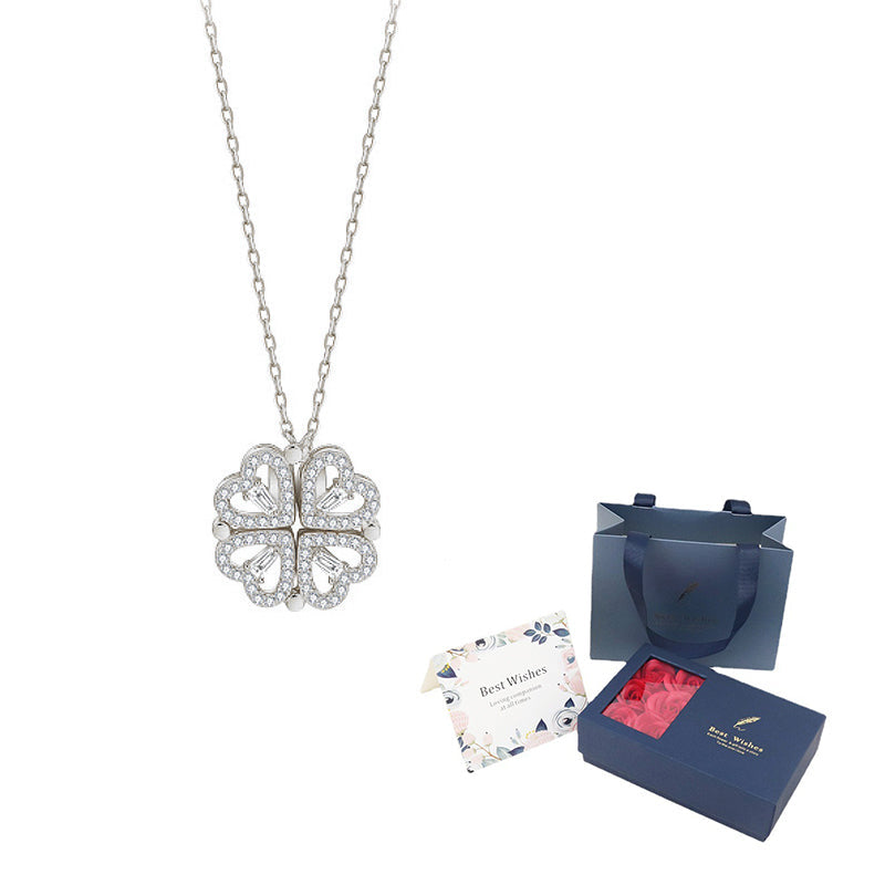 Lucky Clover Pendant Necklace for Ladies