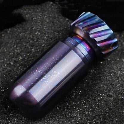 Compact Travel Pill Box with Waterproof Titanium Case
